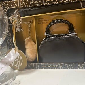 House of Harlow 1960 Black Mini Bag Set